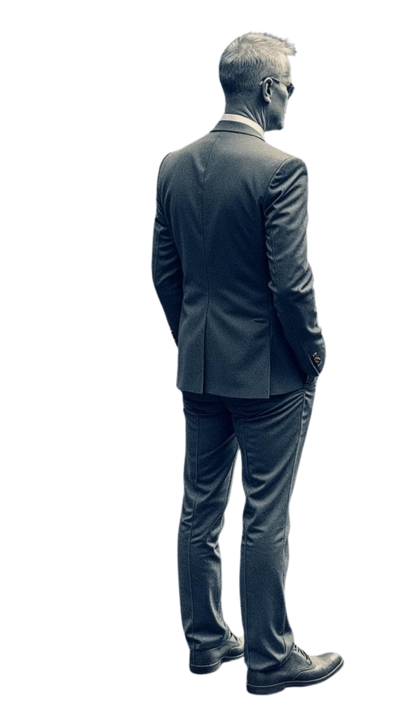 The Invisible Man — pencil sketch of an overlooked executive